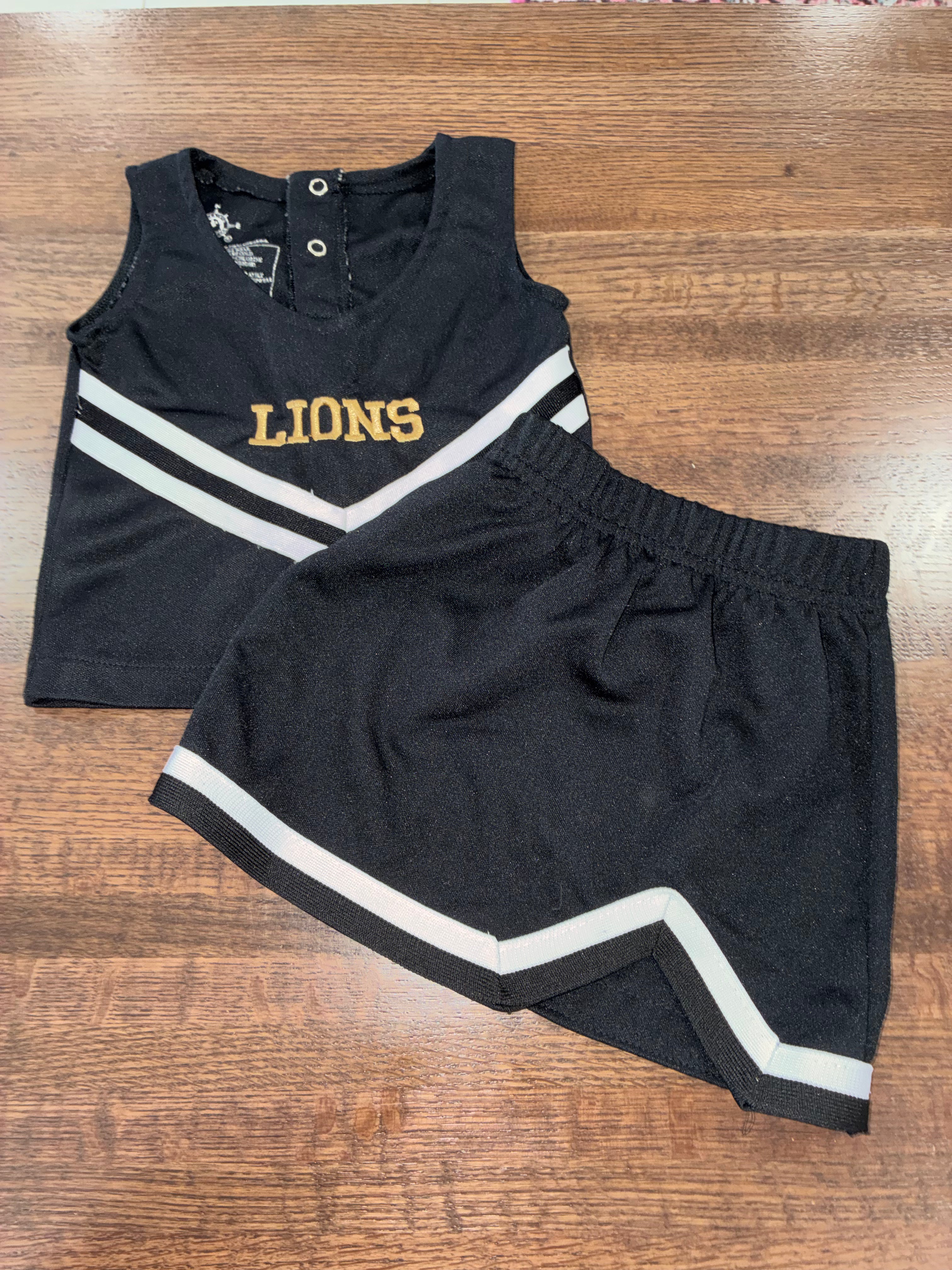 Loogootee Lions Toddler Cheer Uniform Size 2T