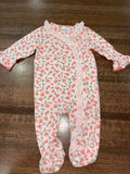 Nicole Miller Girl’s Ruffle Footie Romper 6-9 Months