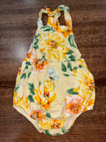 Old Navy Girls Gloral Bubble Romper 12-18 mos