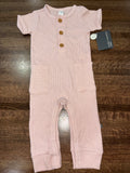 Modern Moments Girl’s Waffle   Organic Romper 6-9 Months NWT