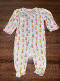 Limited Edition
Kissy Girls Love Pineapple Paradise StretchFlex Zip Footie 0-3 Months New Condition
