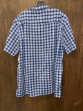 Patagonia Men's Puckerware Seersucker Short Sleeve Shirt 2XL XXL