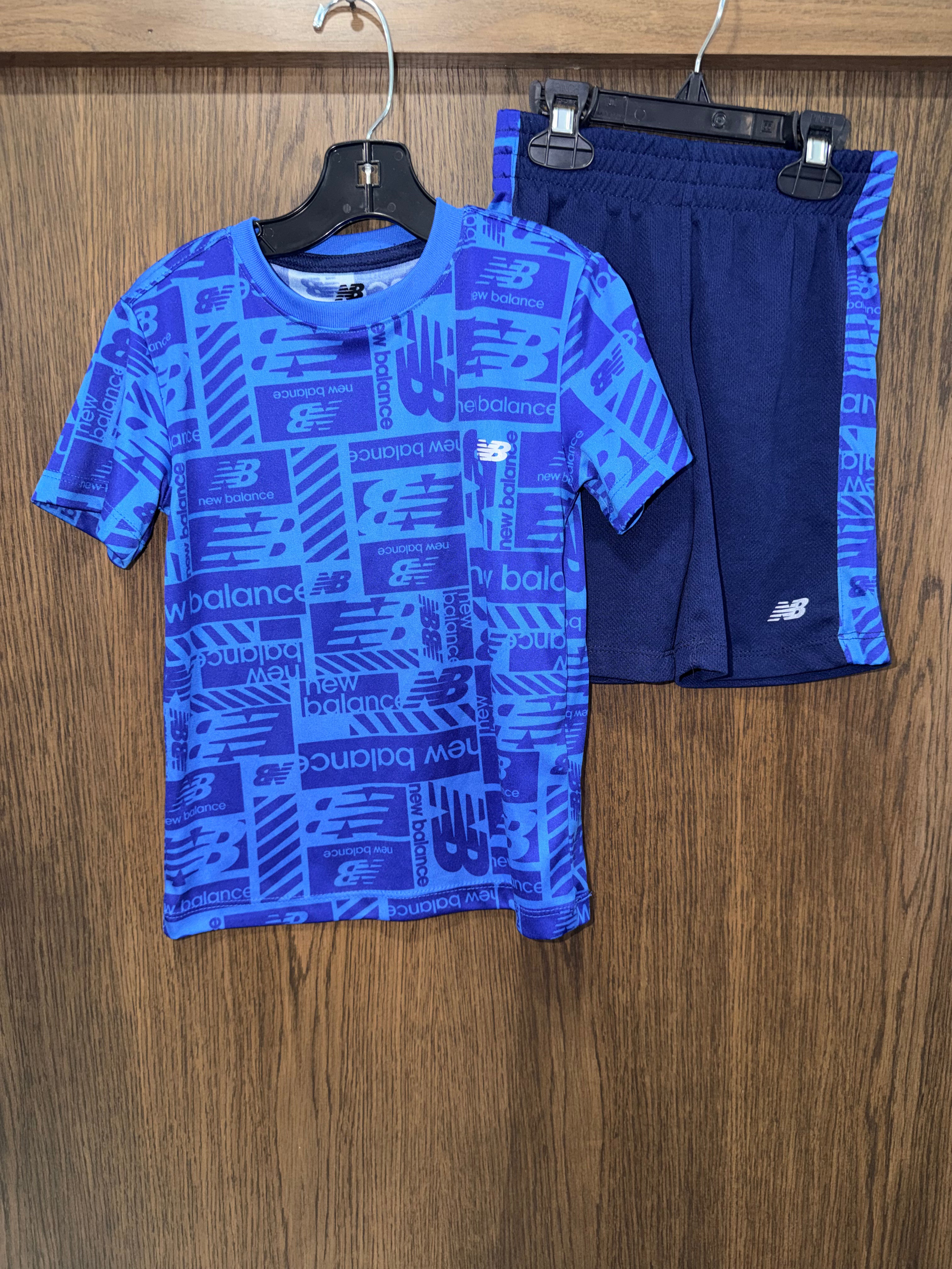 New Balance Boys Shirt & Shorts Set Size 5/6