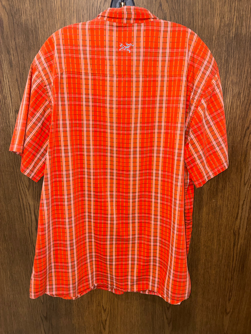 Arc’Teryx Short Sleeve Plaid Button Up with Pockets  XXL 2X