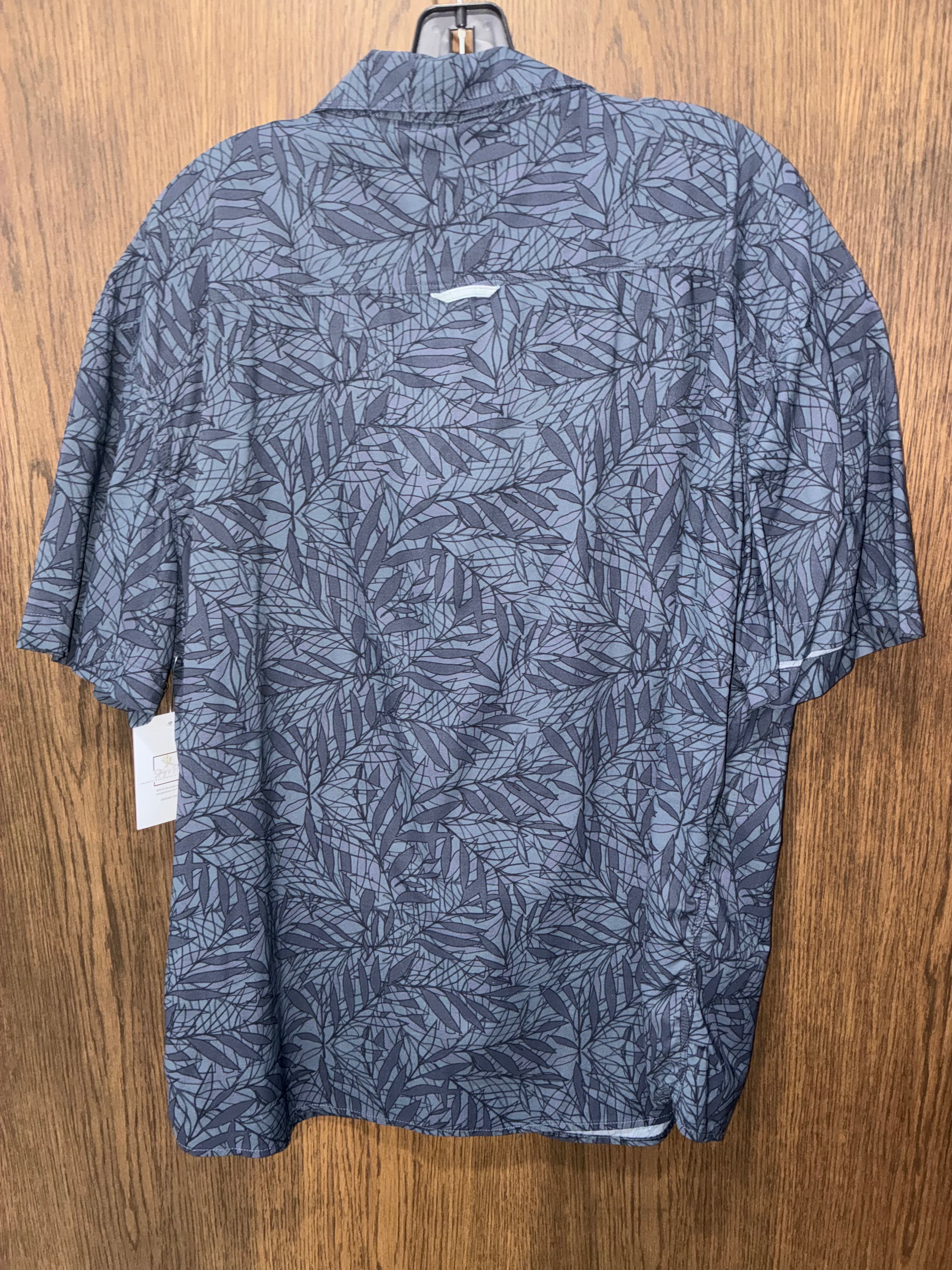 Kuhl Men's Outrage Short-Sleeve Blue Button-Up Shirt  XXL