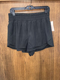 CALIA Women's Black Step Up Shorts High Waist Medium Lined
