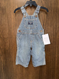 Osh Kosh Vintage Striped Overalls 6mos