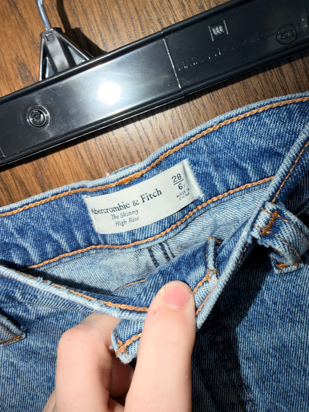 Abercrombie & Fitch The Skinny High Rise Size 6R