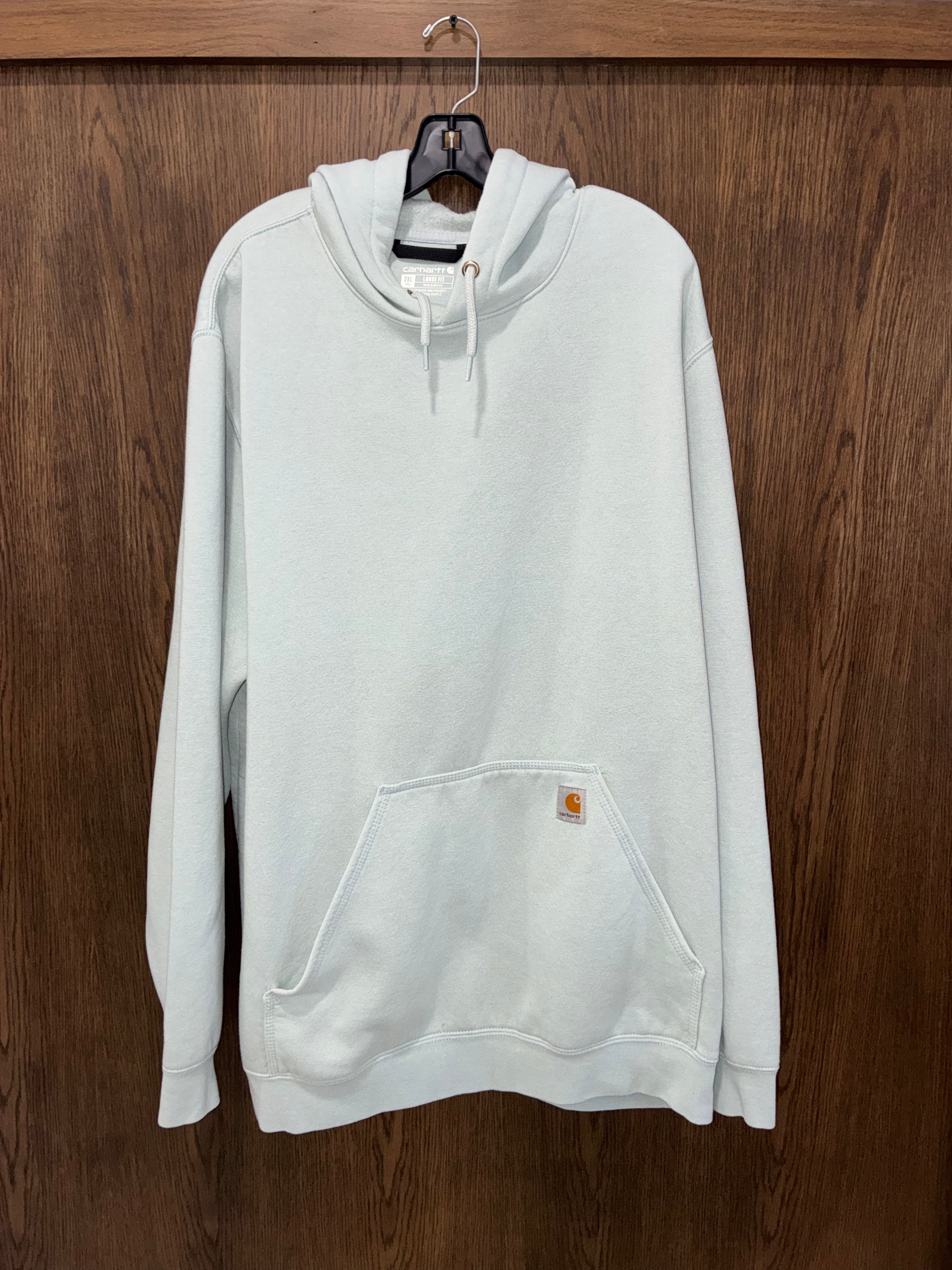 Carhartt Men’s Hoodie Hooded Sweatshirt XXL 2X Loose Tall
