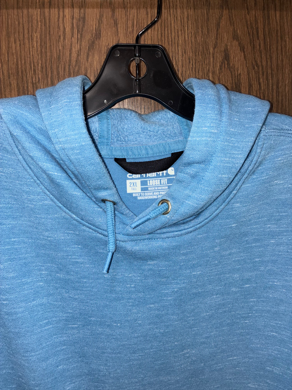 Carhartt Men’s Hoodie Hooded Sweatshirt XXL 2X Loose Tall