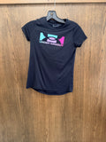 Under Armour Girls T-Shirt YM 10/12 Like New