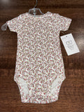 Carters Girls Pink Floral Onesie 0-3 Months New