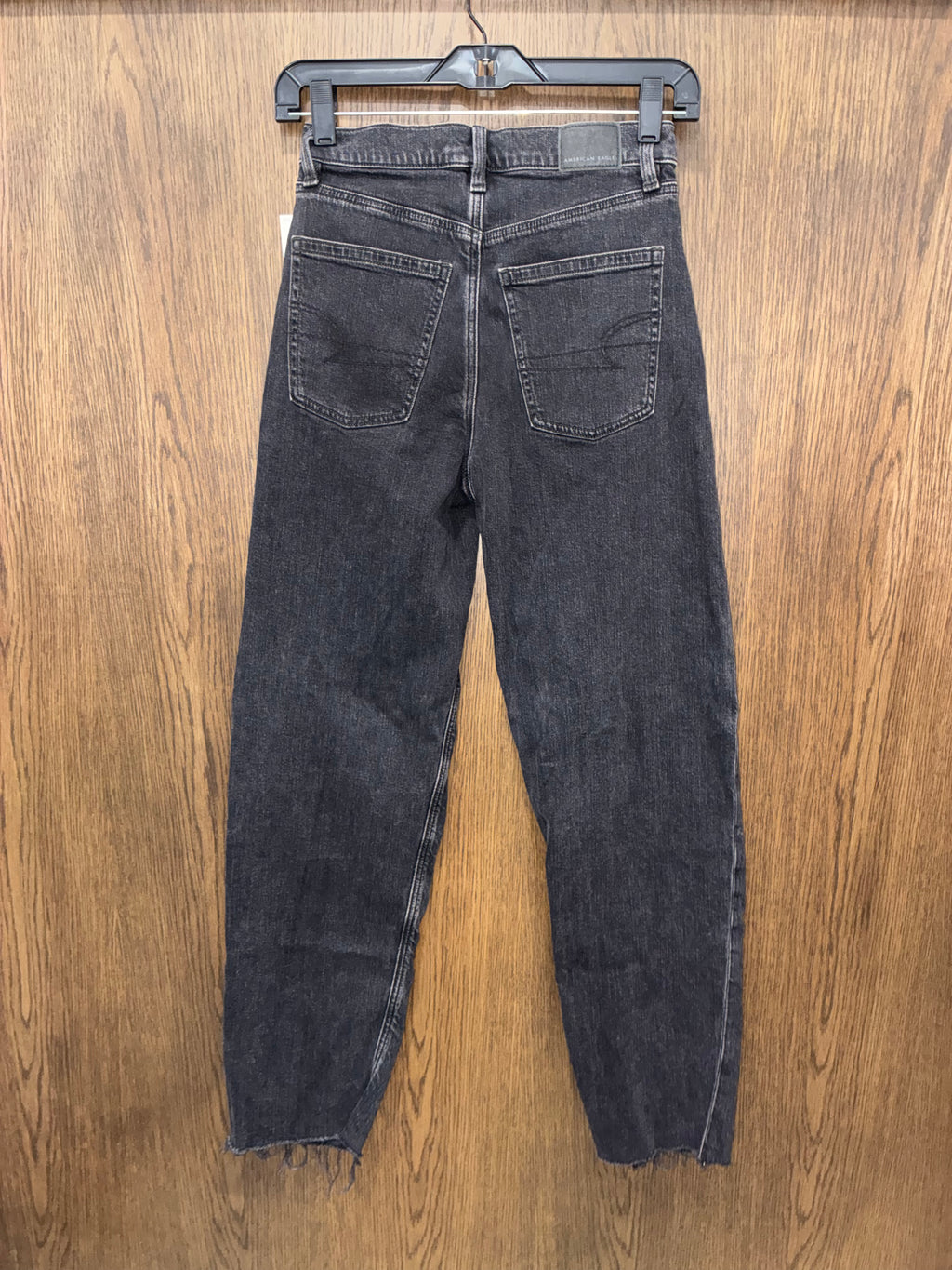 American Eagle Women’s High Rise Baggy Straight Jeans  000 23W