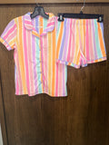 Girls Button Front Buttery Sofy Pajamas 10/12