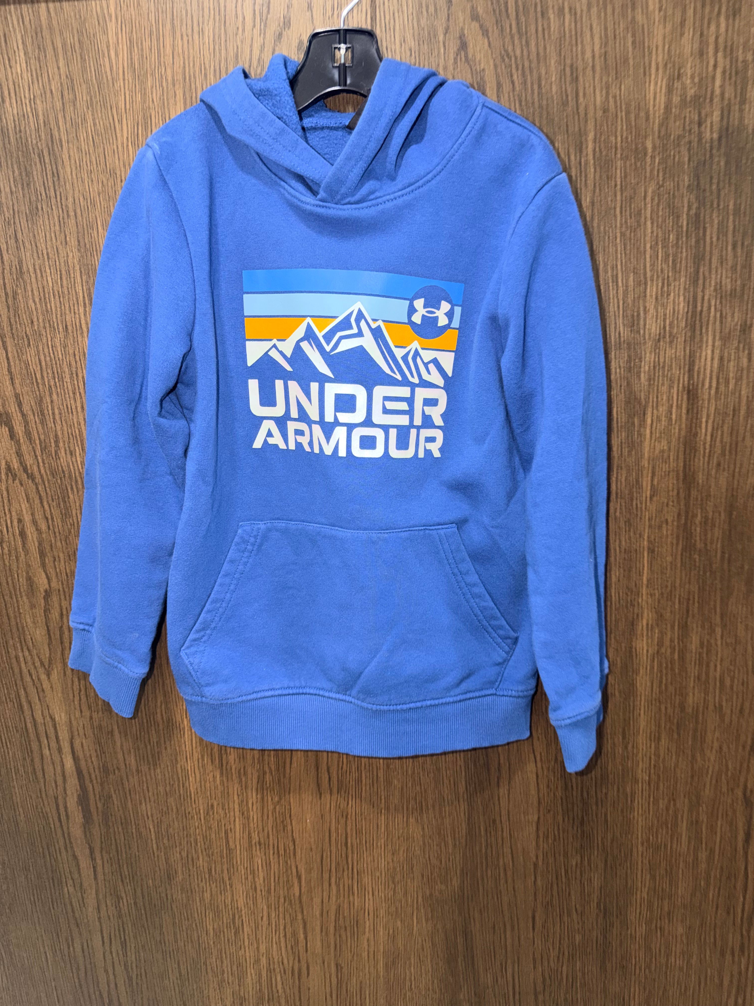 Under Armour Boys Hoodie Pullover Size YSM 7/8