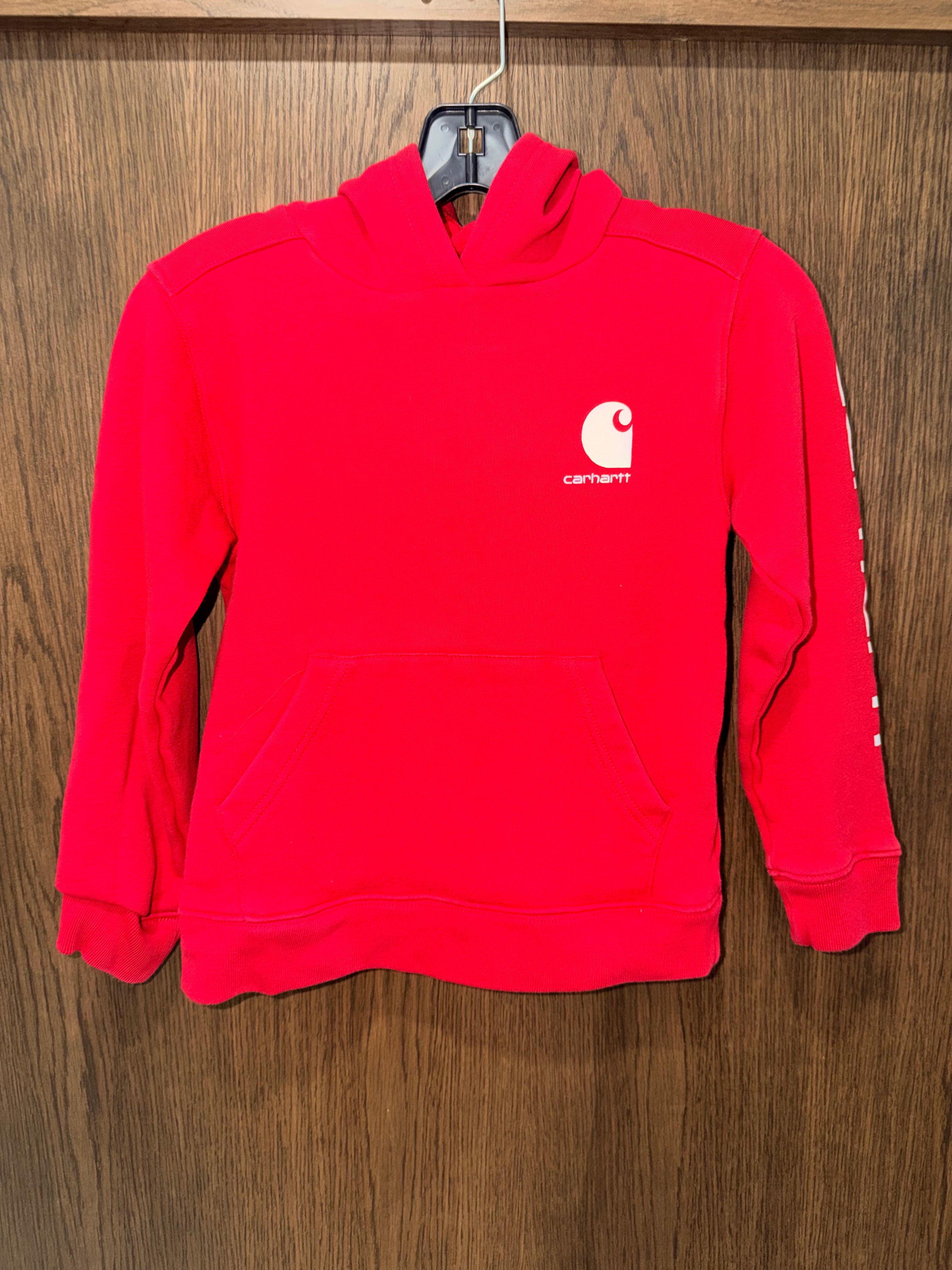 Carhartt Boys Hoodie Pullover Size YSM 8/10 New Condition