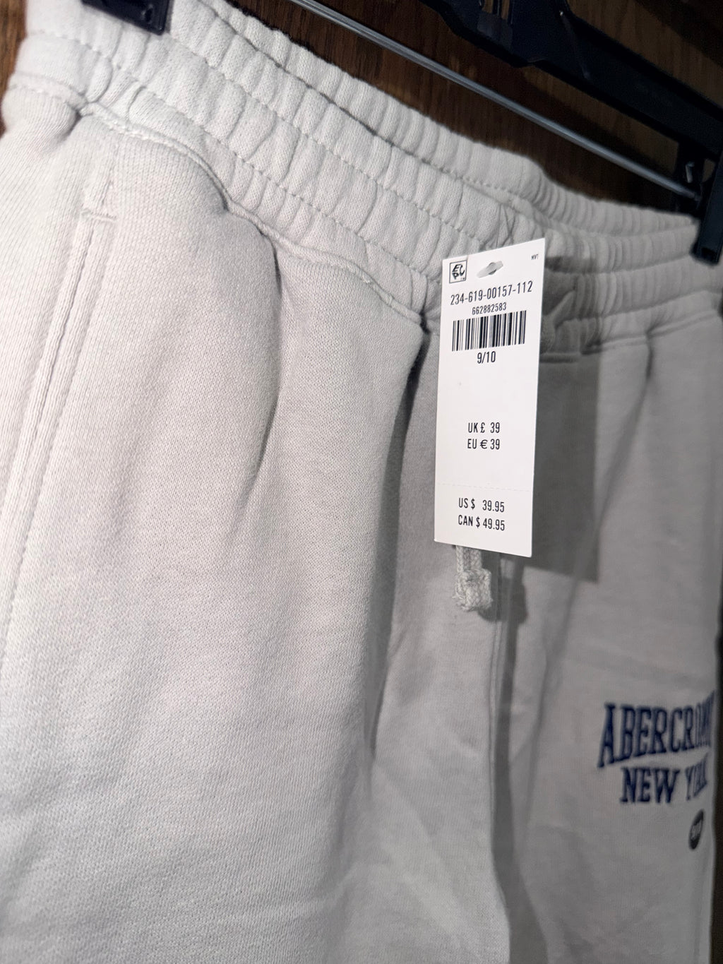Abercrombie Kids Boys Joggers YM 9/10 NWT