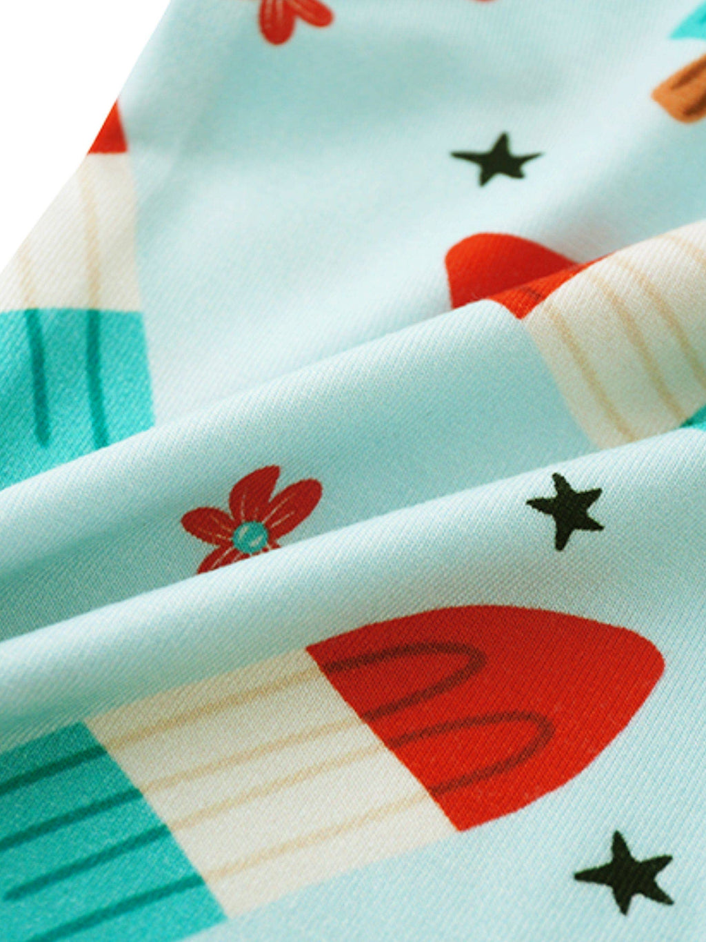 PoshTOT Bomb Pops Bamboo Baby Convertible Zippy Romper: 0-3M