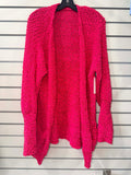 Boutique Pink Popcorn Sweater ~ Size Large