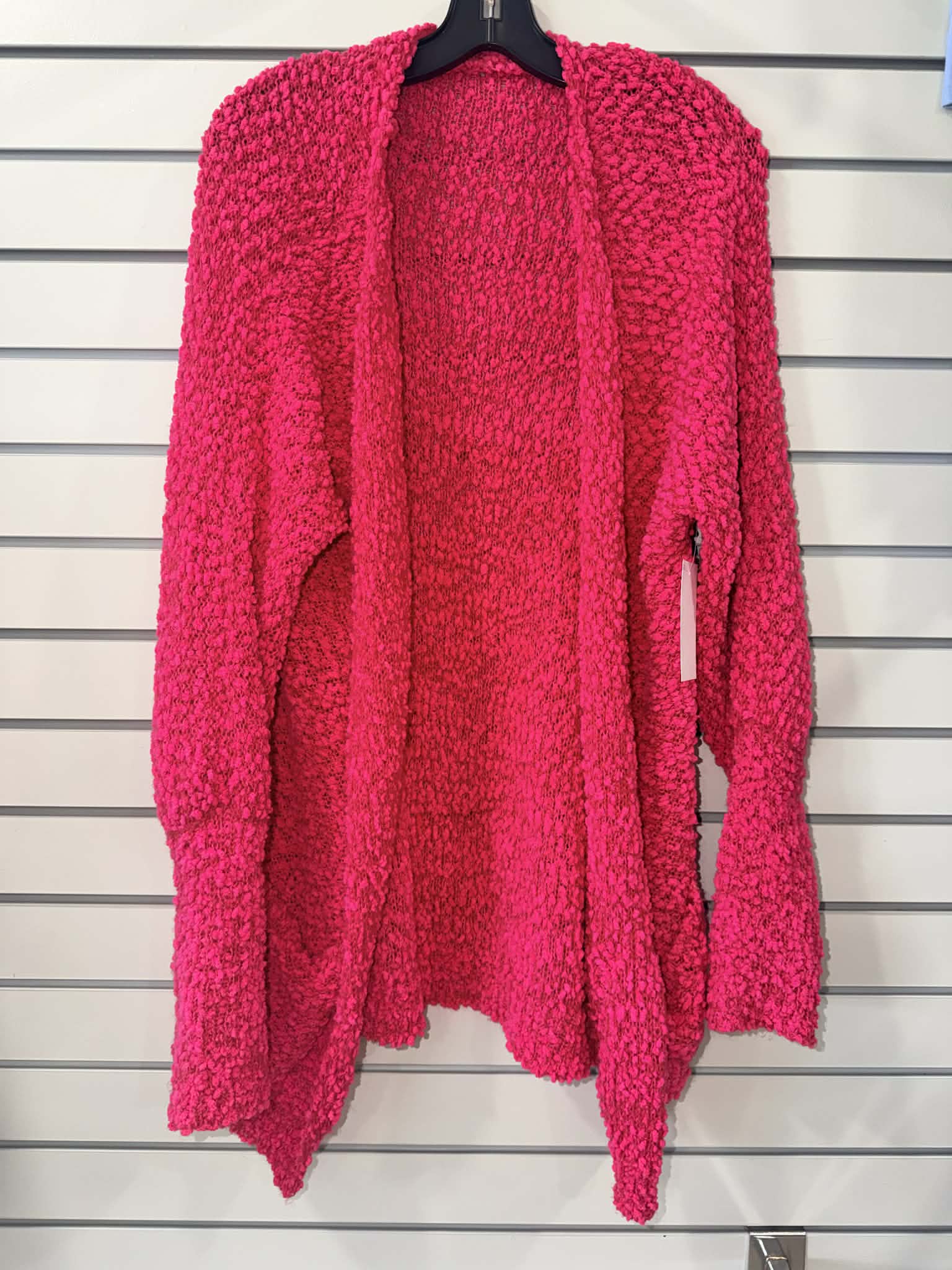 Boutique Pink Popcorn Sweater ~ Size Large