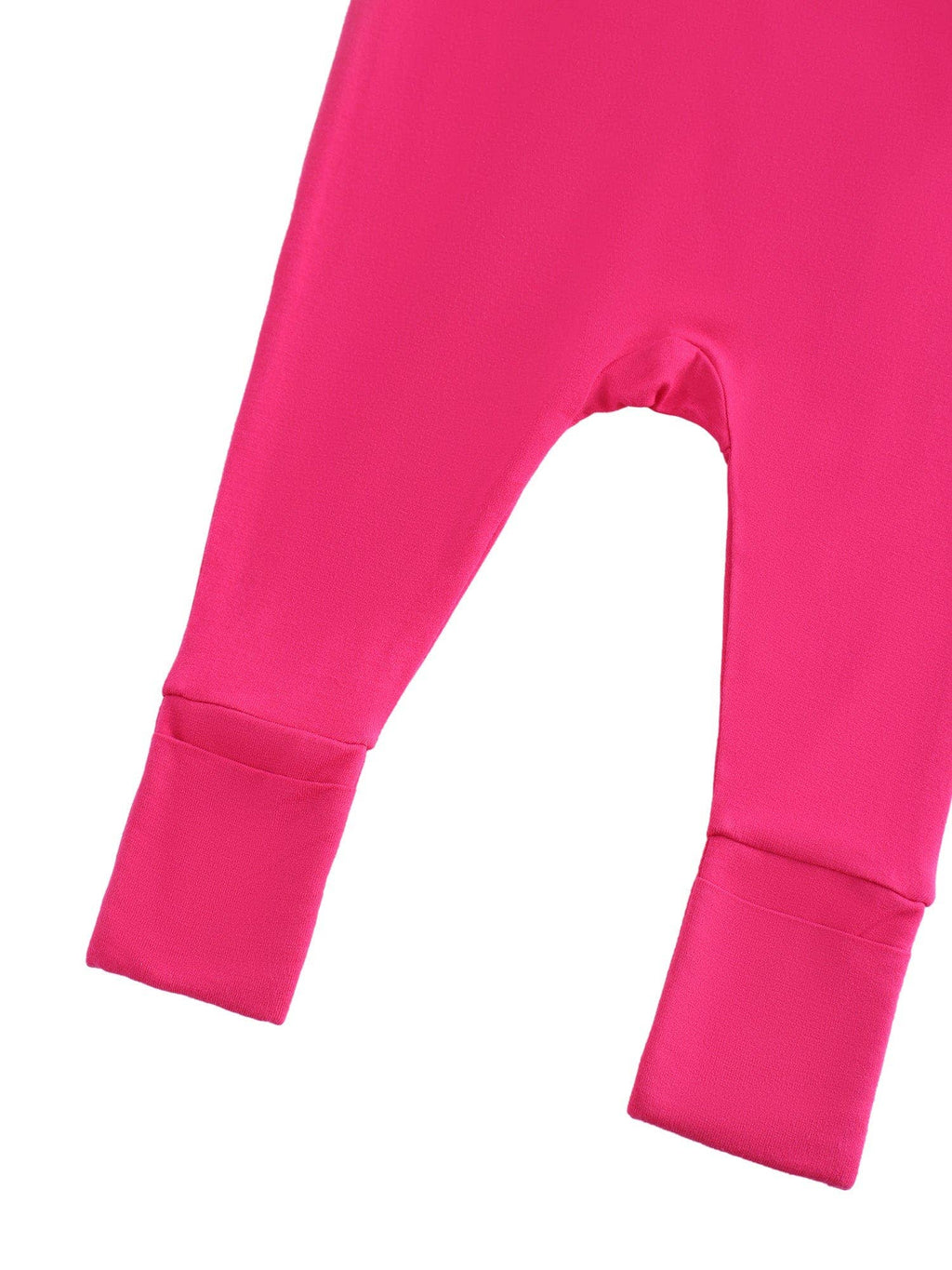 PoshTOT Hot Pink Bamboo Baby Convertible Zippy Romper: 3-6M