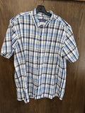 Patagonia Men's A/C Button Down Shirt 100% Cotton Plaid SS Size 2XL XXL