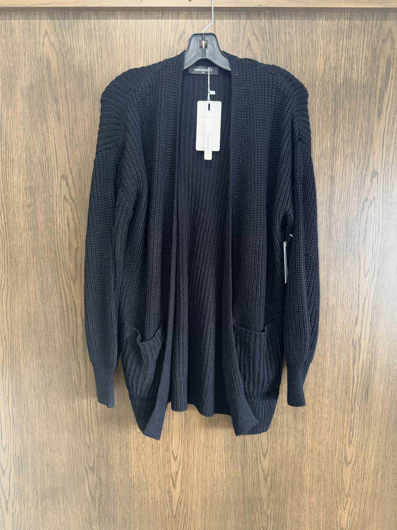Merokeety Cable Knot Cardigan, NWT ~ Size Medium